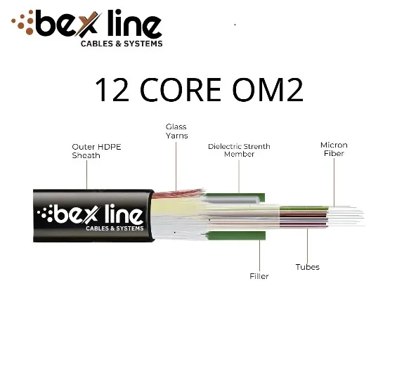 Optical Fiber Cable  Multi Mode OM2 12Core